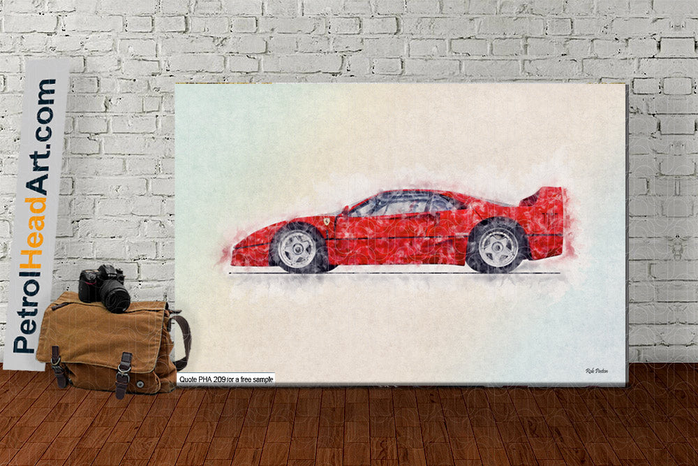 F40 Ferrari Art