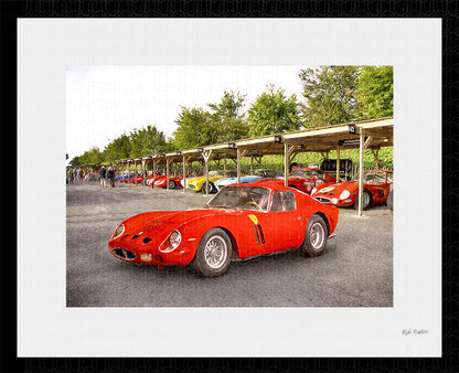 Ferrari 250 art at Goodwood