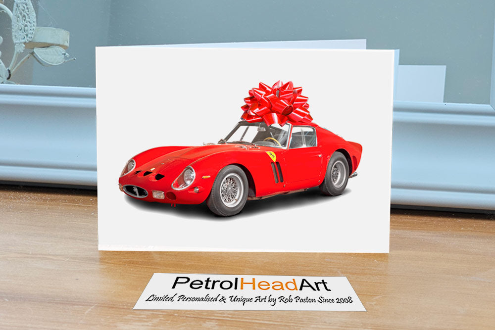 Motoring Gifts Ferrari 250 GTO Greetings Card