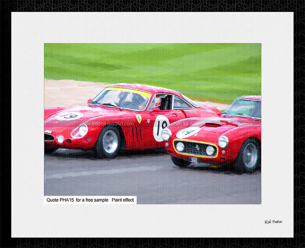 Ferrari Racing Art For Sale