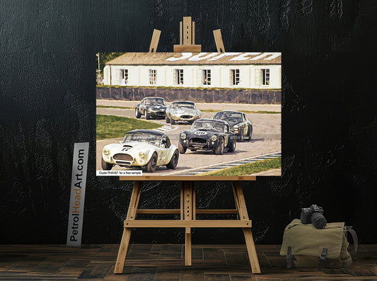 Goodwood Revival Art Cobras Art For Sale