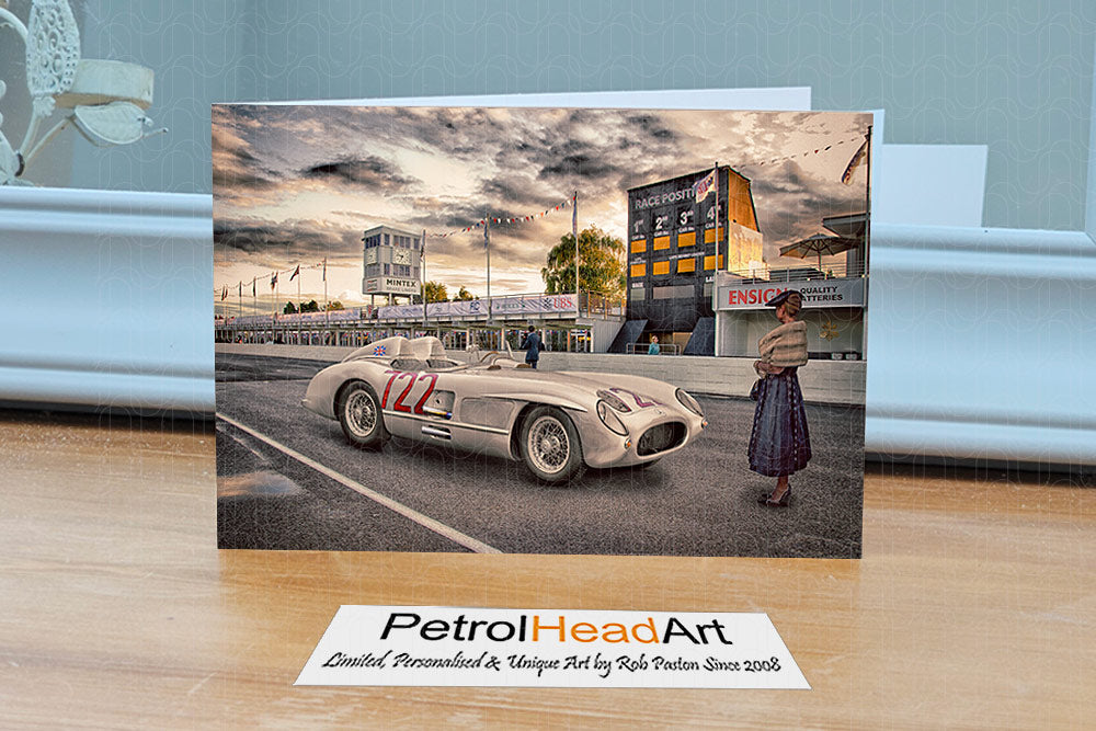 Mercedes 722 Greetings Card