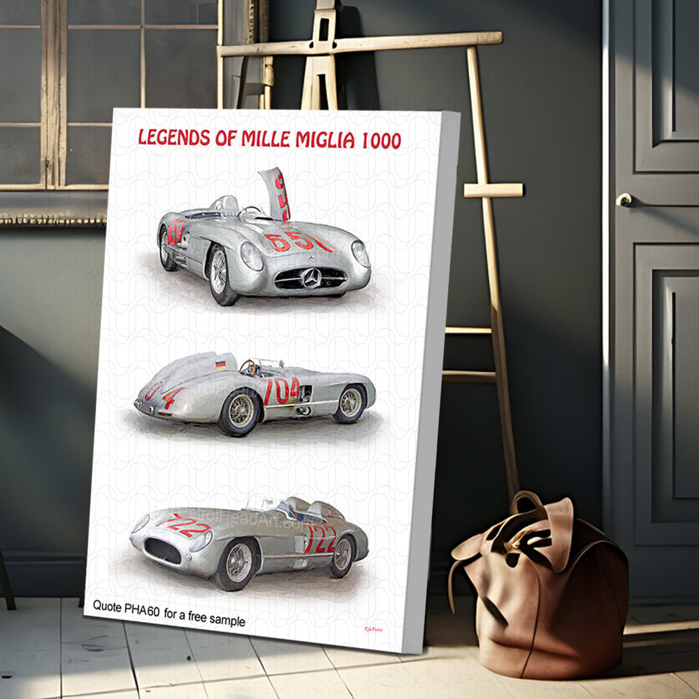 Mercedes Mille Miglia Art For Sale