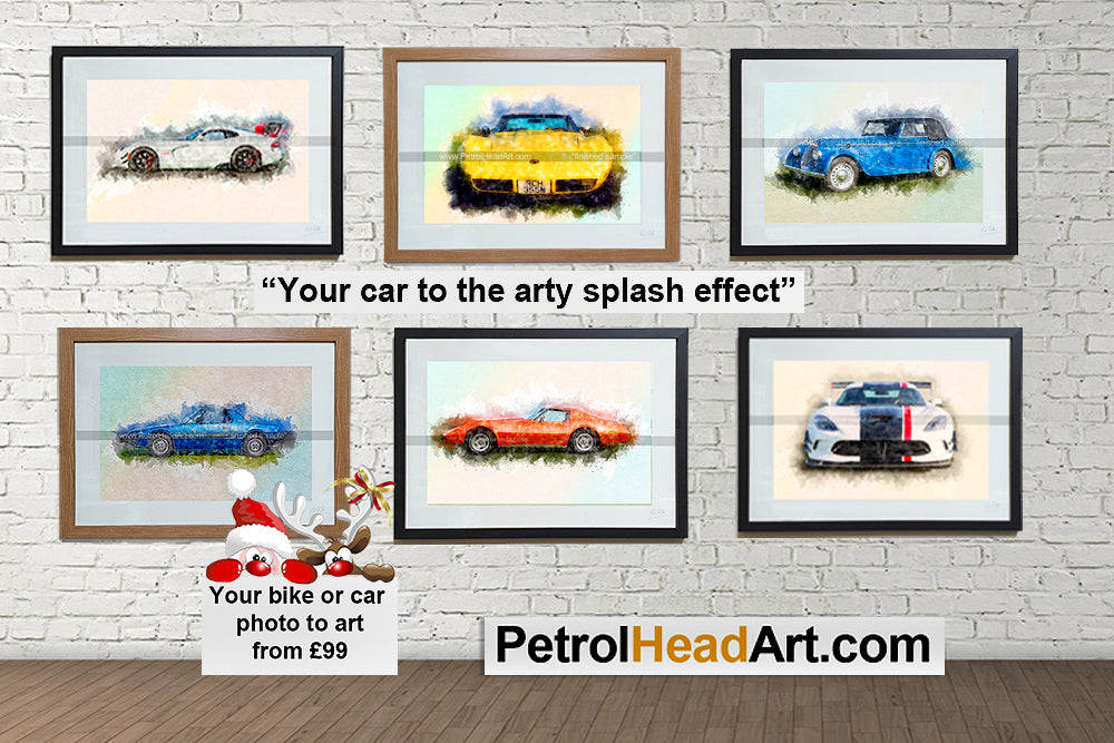 Personalised car art ideas for under £100 Arty Splash Car Art