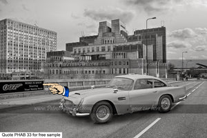 Bond is back and MI5 are recruiting Aston Martin James Bond Art