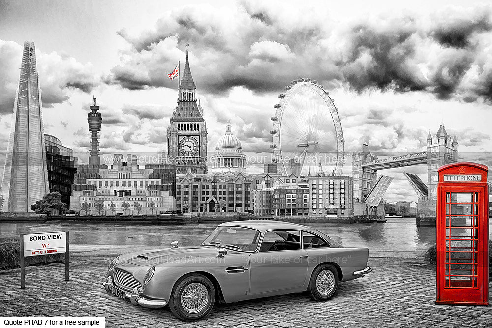 London Backgrounds For Your Bike Car Background