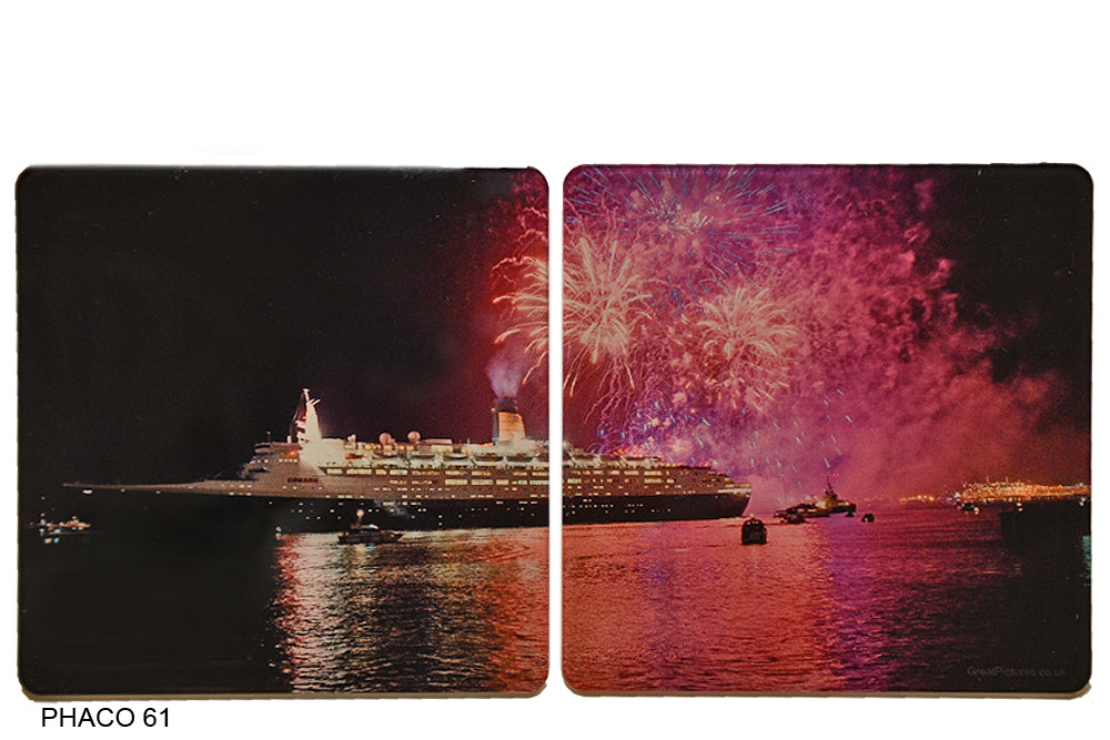 QE 2 Coasters