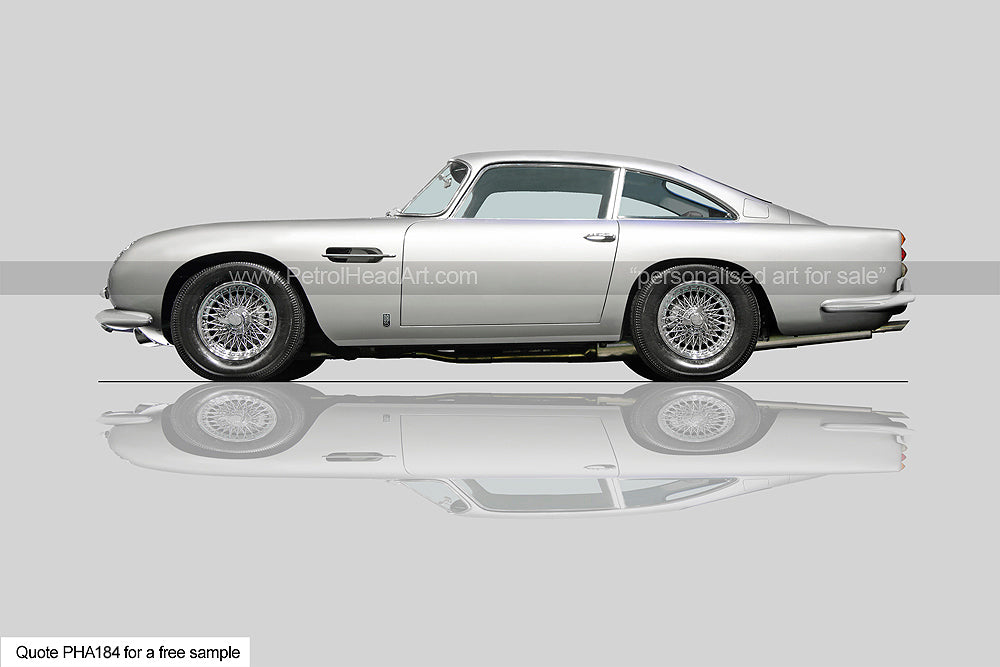 Aston Martin DB5 Art For Sale