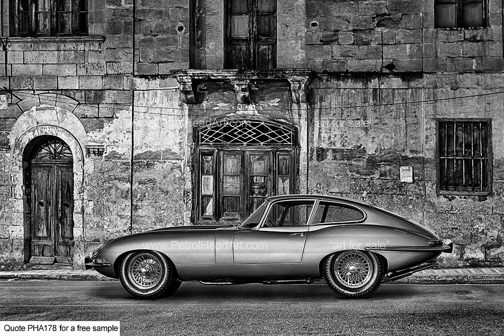 E Type Art For Sale
