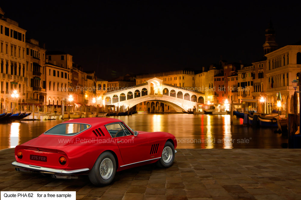 Ferrari 275 Art For Sale