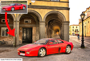 Ferrari Art Personalised Background