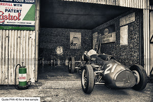 Goodwood Revival Art Greetings Card