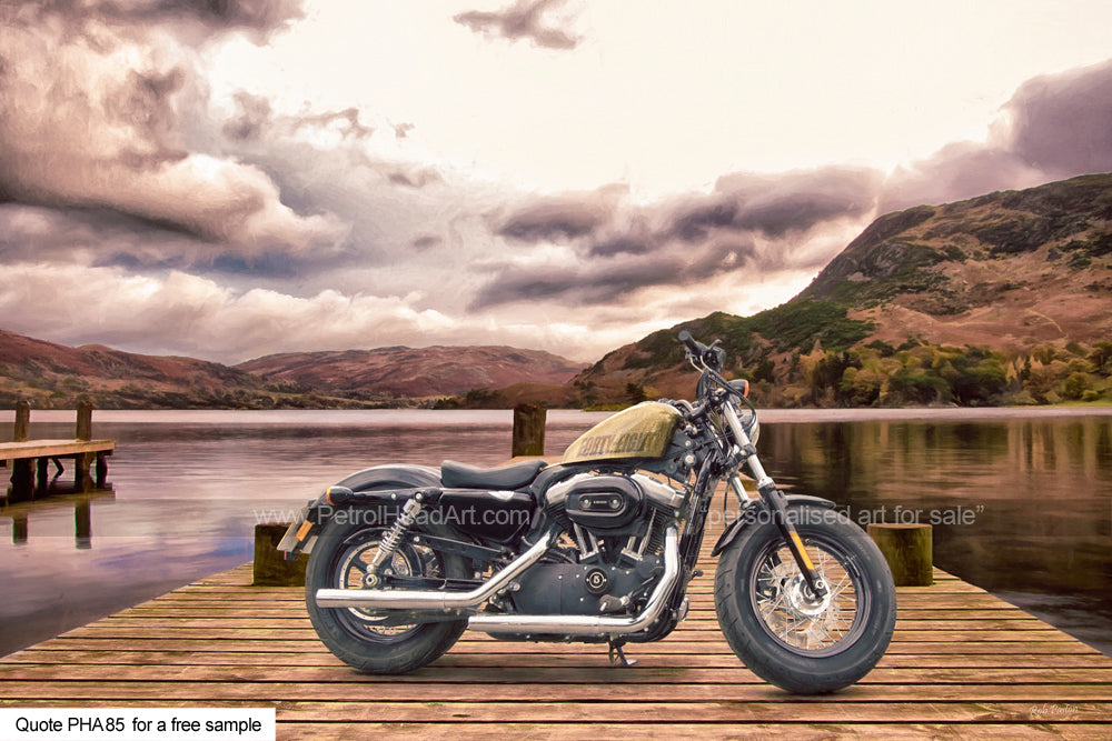 Harley Sportster 48 Art For Sale