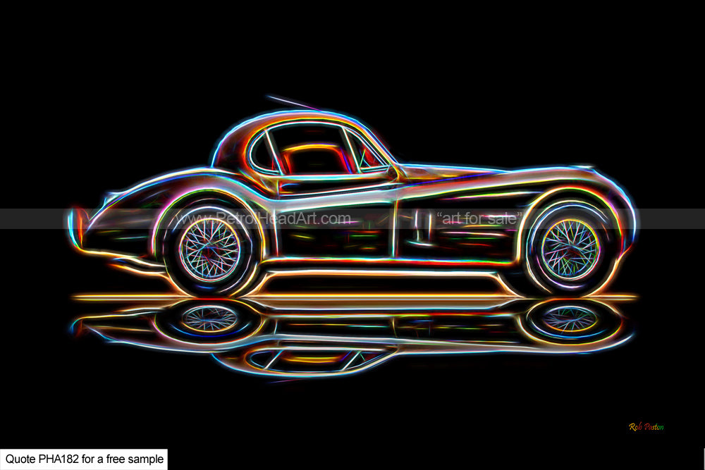 Jaguar XK Art For Sale