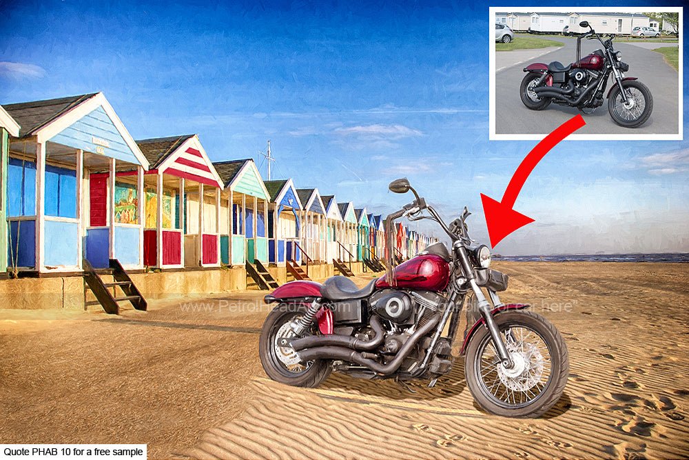 Personalised Motorbike Art ideas 