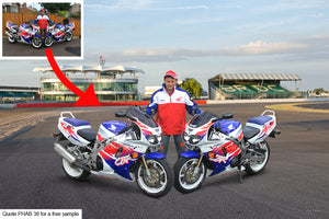 Personalised Motorbike Art Background