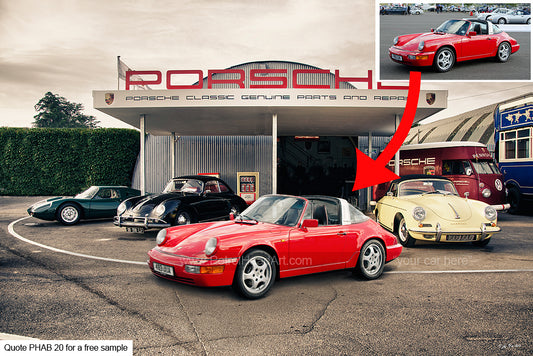 Porsche Wall Art